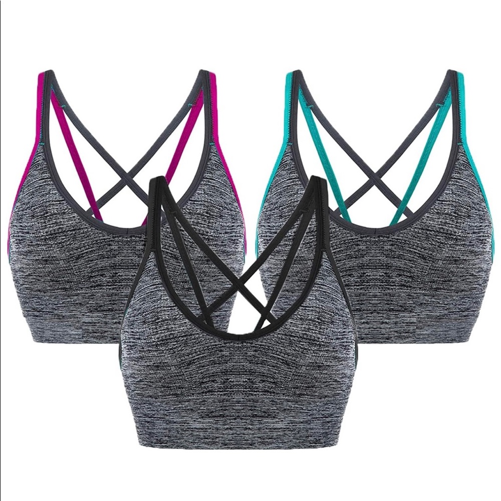 Sports Bras (3 Pack - Low/Medium Support)